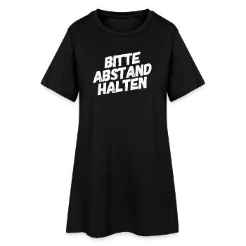 Please keep your distance - Women’s T-Shirt Dress - black - Front