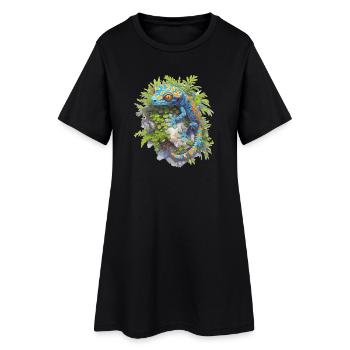 Tokay Geckos Tokay Gecko - Women’s T-Shirt Dress - black - Front