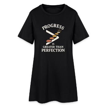Staff for Alternative Education Teacher Second - Women’s T-Shirt Dress - black - Front
