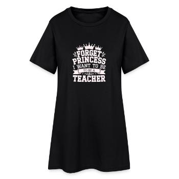 Les rêves des éducateurs couronnés de confiance - Robe T-shirt Femme - noir - Devant