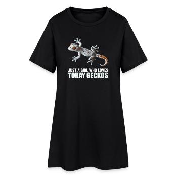Tokay Geckos Tokay Gecko - Women’s T-Shirt Dress - black - Front