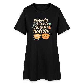 On n’est jamais trop vieux pour jouer dans la terre battue - Robe T-shirt Femme - noir - Devant