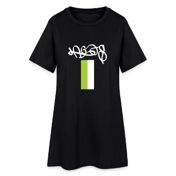 Lagos Nigeria Art urbain Souvenir - Robe T-shirt Femme - noir - Devant