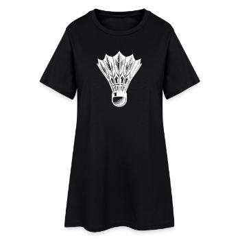 Badminton – Vainqueur du tournoi de match - Robe T-shirt Femme - noir - Devant