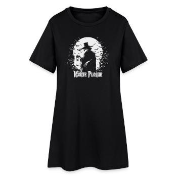 Mystical Witchcraft Moon Design - Women’s T-Shirt Dress - black - Front