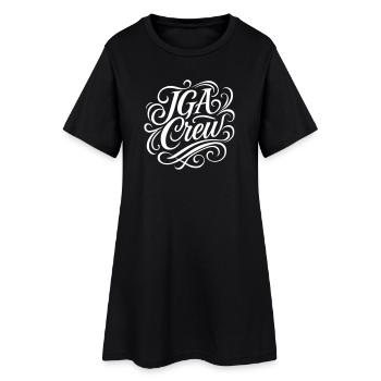 Equipage d’enterrement de vie de garçon - Robe T-shirt Femme - noir - Devant