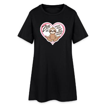 Le zen, c’est quand vous ne faites rien du tout - Robe T-shirt Femme - noir - Devant