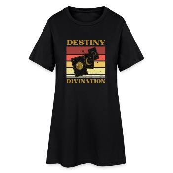 DESTINY AND TAROT DIVINATION - Women’s T-Shirt Dress - black - Front