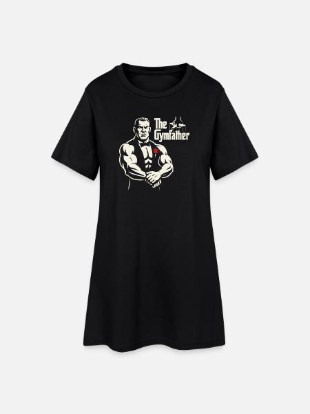 Le design de l’affiche GymFather Bold - Robe T-shirt Femme - noir