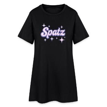 Spatz / Y2K Design - Robe T-shirt Femme - noir - Devant