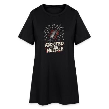Piercing Addict Body Mod Enthusiast - Robe T-shirt Femme - noir - Devant