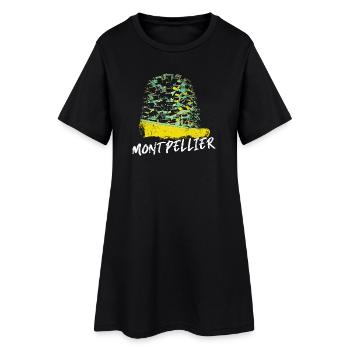 Montpellier Couleurs Dynamiques en architecture - Robe T-shirt Femme - noir - Devant