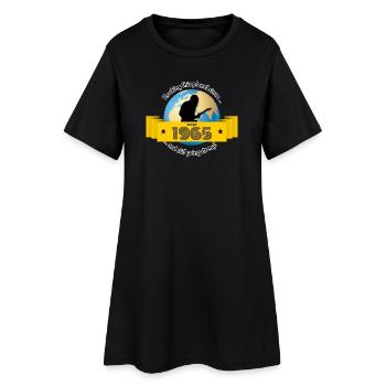 60ème anniversaire Secouer cette planète depuis 10/1965 - Robe T-shirt Femme - noir - Devant