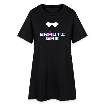 Marié - Robe T-shirt Femme - noir - Devant