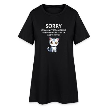 Festival, musique live, concert sarcastique - Robe T-shirt Femme - noir - Devant
