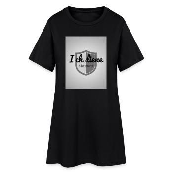 Ich_diene_20250916_182247_0000 - Robe T-shirt Femme - noir - Devant