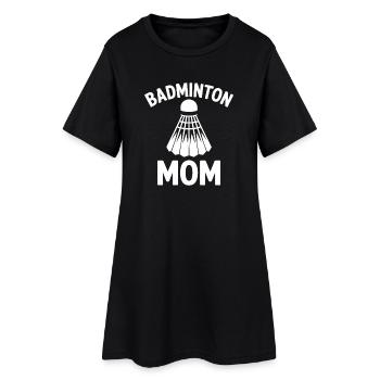 Badminton disant maman drôle cadeau de badminton - Robe T-shirt Femme - noir - Devant