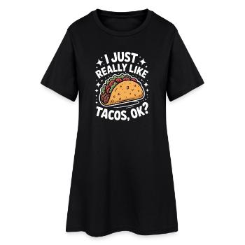 Taco Disant Cuisine Mexicaine Blague Taco Cadeau - Robe T-shirt Femme - noir - Devant