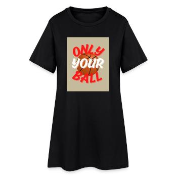 Design de basket-ball unique pour les fans - Robe T-shirt Femme - noir - Devant