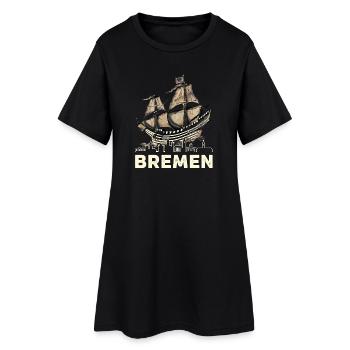 Rouage hanséatique historique de Brême - Robe T-shirt Femme - noir - Devant