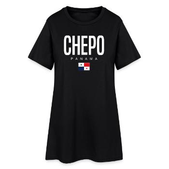 Chepo Panama Panamanian - Women’s T-Shirt Dress - black - Front