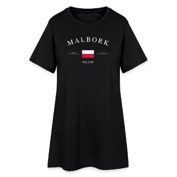 Malbork Poland – Holiday Souvenir & Gift - Women’s T-Shirt Dress - black - Front