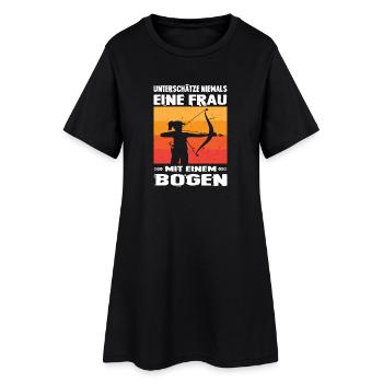 Archery Gifts Archer Archery - Women’s T-Shirt Dress - black - Front