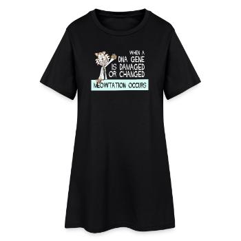 Chimie Chimiste Professeur de chimie Drôle de science - Robe T-shirt Femme - noir - Devant