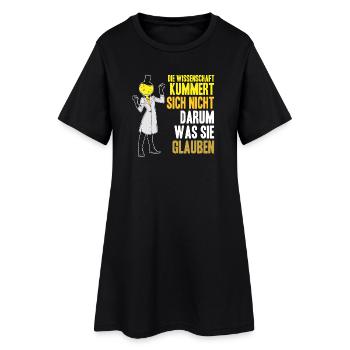 Chimie Chimiste Professeur de chimie Drôle de science - Robe T-shirt Femme - noir - Devant