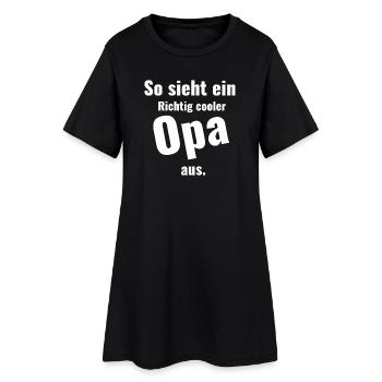 Vraiment cool grand-père Guy grand-père grand-père grand-père - Robe T-shirt Femme - noir - Devant