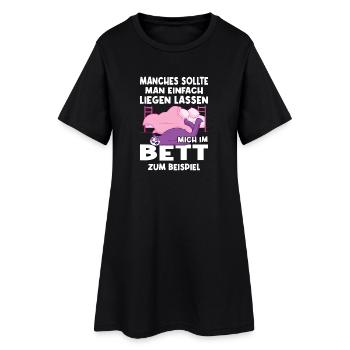 Funny Sayings Fun Outfits Irony Sarcasm - Women’s T-Shirt Dress - black - Front