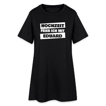 Bachelor Party Eduard - Women’s T-Shirt Dress - black - Front