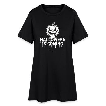 Halloween arrive - Robe T-shirt Femme - noir - Devant