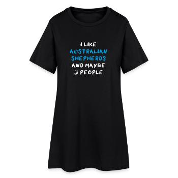 Berger australien - Robe T-shirt Femme - noir - Devant