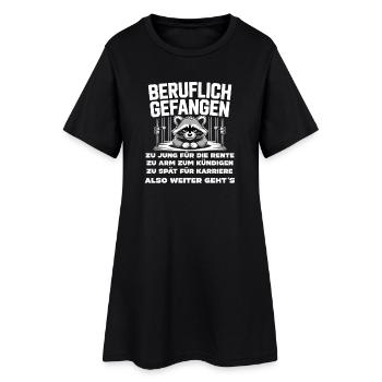 Bureau et collègues de travail Travailleurs Travail amusant - Robe T-shirt Femme - noir - Devant