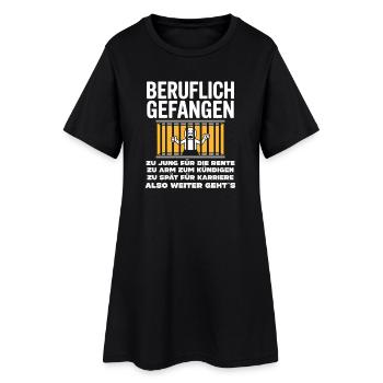 Bureau et collègues de travail Travailleurs Travail amusant - Robe T-shirt Femme - noir - Devant