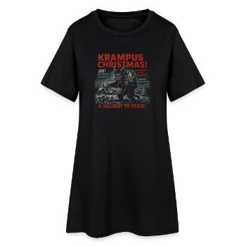 Krampus Noël film affiche Vintage Halloween - Robe T-shirt Femme - noir - Devant