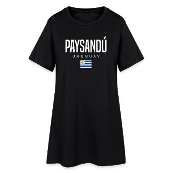 Paysandú Uruguay Uruguayen - Robe T-shirt Femme - noir - Devant