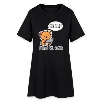 Finanz-Bär-Ämter - DONNEZ DE L’ARGENT ! - Robe T-shirt Femme - noir - Devant