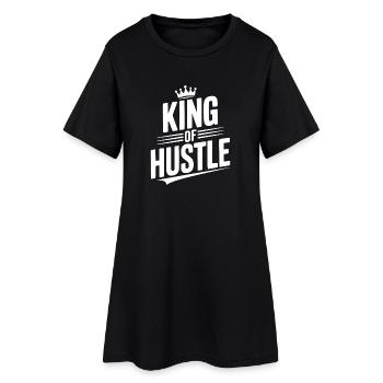 Roi de l’agitation - Robe T-shirt Femme - noir - Devant