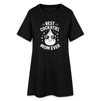 calopsitte disant maman calopsitte cadeau - Robe T-shirt Femme - noir - Devant