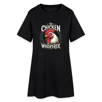 Le chuchoteur de poulet pour les amateurs de poulet et - Robe T-shirt Femme - noir - Devant