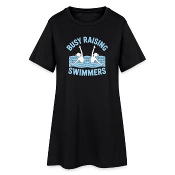 Natation synchronisée Natation artistique Sports nautiques - Robe T-shirt Femme - noir - Devant