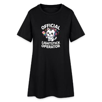 K-Pop Fan Lightstick Korea - Women’s T-Shirt Dress - black - Front