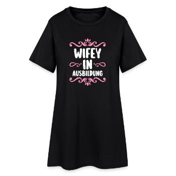 Enterrement de vie de garçon Équipe Mariée Enterrement de vie de jeune fille - Robe T-shirt Femme - noir - Devant