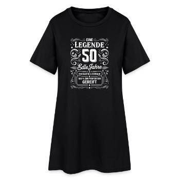 Eine Legende Edle Jahre Geburtstag 50 Geschenk - Frauen T-Shirt-Kleid - Schwarz - Vorne