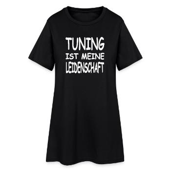 réglage - Robe T-shirt Femme - noir - Devant