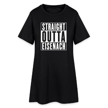 Tout droit sorti d’Eisenach (couleur changeante) - Robe T-shirt Femme - noir - Devant