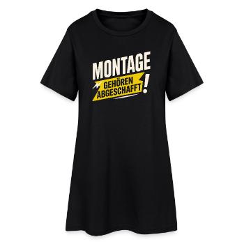 Mondays should be abolished – Funny Anti-Monday - Women’s T-Shirt Dress - black - Front