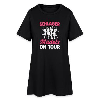 Schlager Girls on Tour Schlager Party Girls' Night Out - Robe T-shirt Femme - noir - Devant